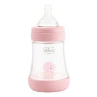 Chicco Perfect 5 Plastic Baby Bottle 0m+ Pink 150ml