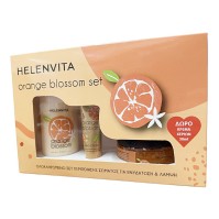 Helenvita Orange Blossom Body Milk 300ml & Body Scrub 250ml & Hand Cream 30ml
