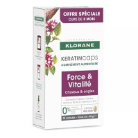 Klorane Quinine Keratin Caps 90 κάψουλες