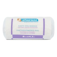 Alfashield Alfa Elastic Ideal Bandage 8cmx4.5m 1 τεμάχιο