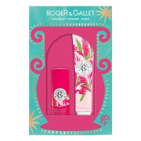 Roger & Gallet Gingembre Rouge Hand Cream 30ml & Sublimating Lip Balm 3.5g