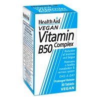 Health Aid Vitamin B50 Complex 30 ταμπλέτες
