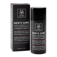 Apivita Mens Care Anti-Wrinkle Anti-Fatigue Face and Eye Cream 50ml