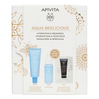 Apivita Aqua Beelicious Fluid Cream SPF30 Tinted 40ml & Booster 10ml