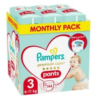 Pampers Monthly Pack Premium Care Pants No. 3 (6-11 kg) 144 τεμάχια