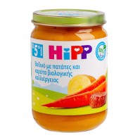 Hipp Βρεφικό Γεύμα Βοδινό με Πατάτες και Καρότα 5m+ 190g