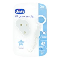 Chicco Soother Clip Cloud 0m+ 1 τεμάχιο