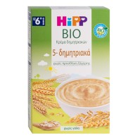 Hipp Κρέμα Δημητριακών 5 Δημητριακά 6m+ 200g