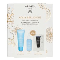 Apivita Aqua Beelicious Cream Rich Texture 40ml & Booster 10ml