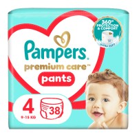 Pampers Premium Care Pants No. 4 (9-15 kg) 38 τεμάχια