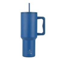Estia Straw Tumbler XL Denim Blue 1200ml