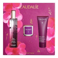 Caudalie The des Vignes Fresh Fragrance 50ml & Shower Gel 50ml & Scented Candle 35g