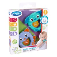 Playgro Soothe and Chew Silicone Teethers 3m+ 2 τεμάχια