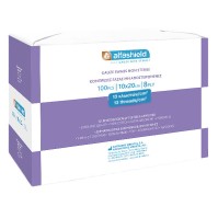 Alfashield Alfa Gauze Swabs Non Sterile 8ply 13 threads 10x20cm 100 τεμάχια