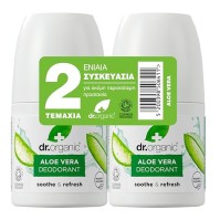Dr. Organic Aloe Vera Deodorant 2x50ml