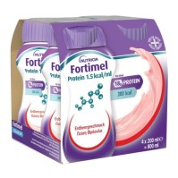 Nutricia Fortimel Protein γεύση Φράουλα 4x200ml