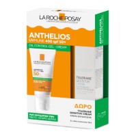 La Roche-Posay Anthelios UVMUNE 400 Oil Control Gel Cream SPF50 50ml & Toleriane Sensitive Cream 15ml