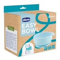 Chicco Easy Bowl Suction Bowl 6m+ Blue 1 τεμάχιο