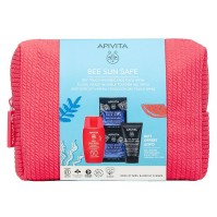 Apivita Bee Sun Safe Dry Touch Invisible Face Fluid SPF50 50ml & Black Detox Cleansing Jelly 50ml & Face Mask Sea Lavender 2x8ml