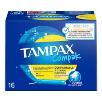 Tampax Compak Regular Ταμπόν Με Απλικατέρ 16 τεμάχια