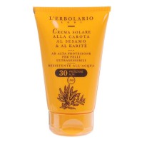 LErbolario Sun Cream with Carrot Sesame & Shea SPF30 75ml