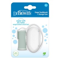 Dr. Browns Finger Toothbrush Green 1 τεμάχιο