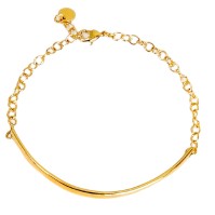 Farma Bijoux Bracelet Golden Bangle 16cm