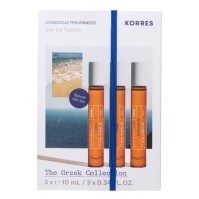Korres Lefko Eau de Toilette 10ml & Kyma Eau de Toilette 10ml & Avgoustos Eau de Toilette 10ml
