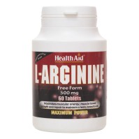 Health Aid L-Arginine 500mg 60 ταμπλέτες