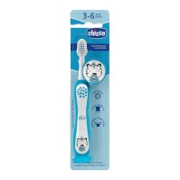 Chicco Toothbrush 3-6y Blue Tiger 1 τεμάχιο