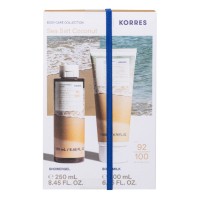 Korres Sea Salt Coconut Shower Gel 250ml & Body Milk 200ml