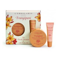 LErbolario Frangipani Kit Piccoli Desideri Lip Balm 10ml & Κρεμά Χεριών 40ml