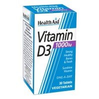 Health Aid Vitamin D3 1000iu 30 ταμπλέτες