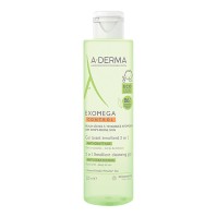 A-Derma Exomega Control 2in1 Emollient Cleansing Gel 200ml