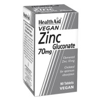 Health Aid Zinc Gluconate 70mg 90 ταμπλέτες