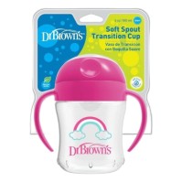 Dr. Browns Soft Spout Transition Cup 6m+ Pink 180ml