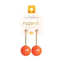 Farma Bijoux Υποαλλεγικά Σκουλαρίκια Κρεμαστά με Σφαίρα 50mm