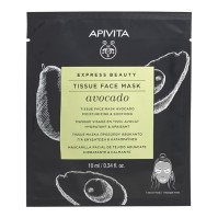 Apivita Express Beauty Moisturizing and Soothing Tissue Face Mask Avocado 10ml