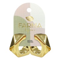 Farma Bijoux Earrings 7-Triangle Hoop 24mm