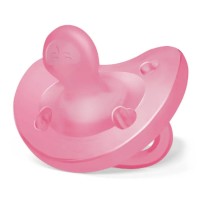 Chicco Physioforma Soft Πιπίλα Όλο Σιλικόνη Ροζ 16-36m 1 τεμάχιο