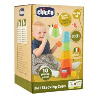 Chicco 2in1 Stacking Cups 6-36m 10 τεμάχια