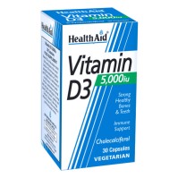 Health Aid Vitamin D3 5000iu 30 κάψουλες