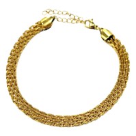 Farma Bijoux Bracelet Flat Gold 17-20mm