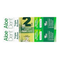 Optima Aloe Dent Triple Action Toothpaste 2x100ml