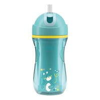 Chicco Sport Cup with Straw 14m+ Green Cat 266ml