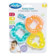 Playgro Bumpy Gums Water Teether 3-Pack 3m+