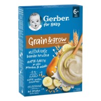 Gerber Grain and Grow Φαρίν Λακτέ με Γάλα Μπανάνα και Αχλάδι 6m+ 200g
