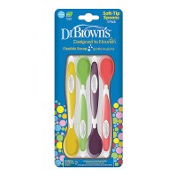 Dr. Browns Κουταλάκια Ταΐσματος Μαλακά 4 τεμάχια