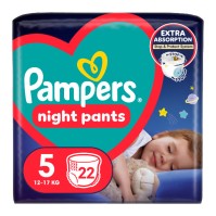 Pampers Night Pants No. 5 (12-17 kg) 22 τεμάχια