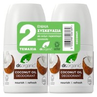 Dr. Organic Coconut Oil Deodorant 2x50ml